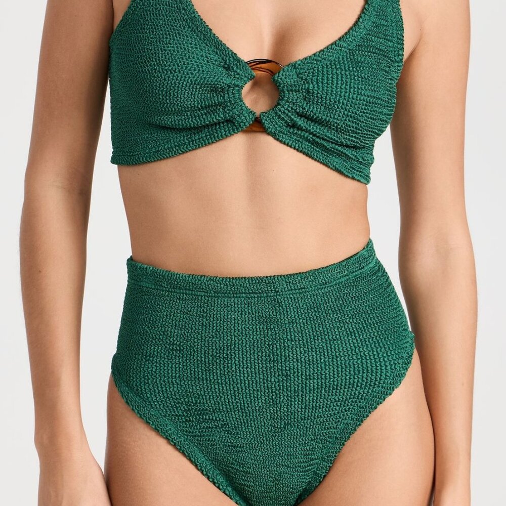 Hunza G Nadine Bikini "Metallic Forest Green"